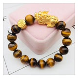 Tiger Eye Stone Pixiu Bracelet Men's Bracelet