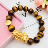 Tiger Eye Stone Pixiu Bracelet Men's Bracelet