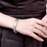 925 Silver Lucky Chain Bracelet Bangle for Women Wedding Jewelry
