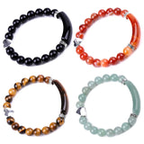 Natural Stone Rectangle Heart Bracelets For Women Jewelry