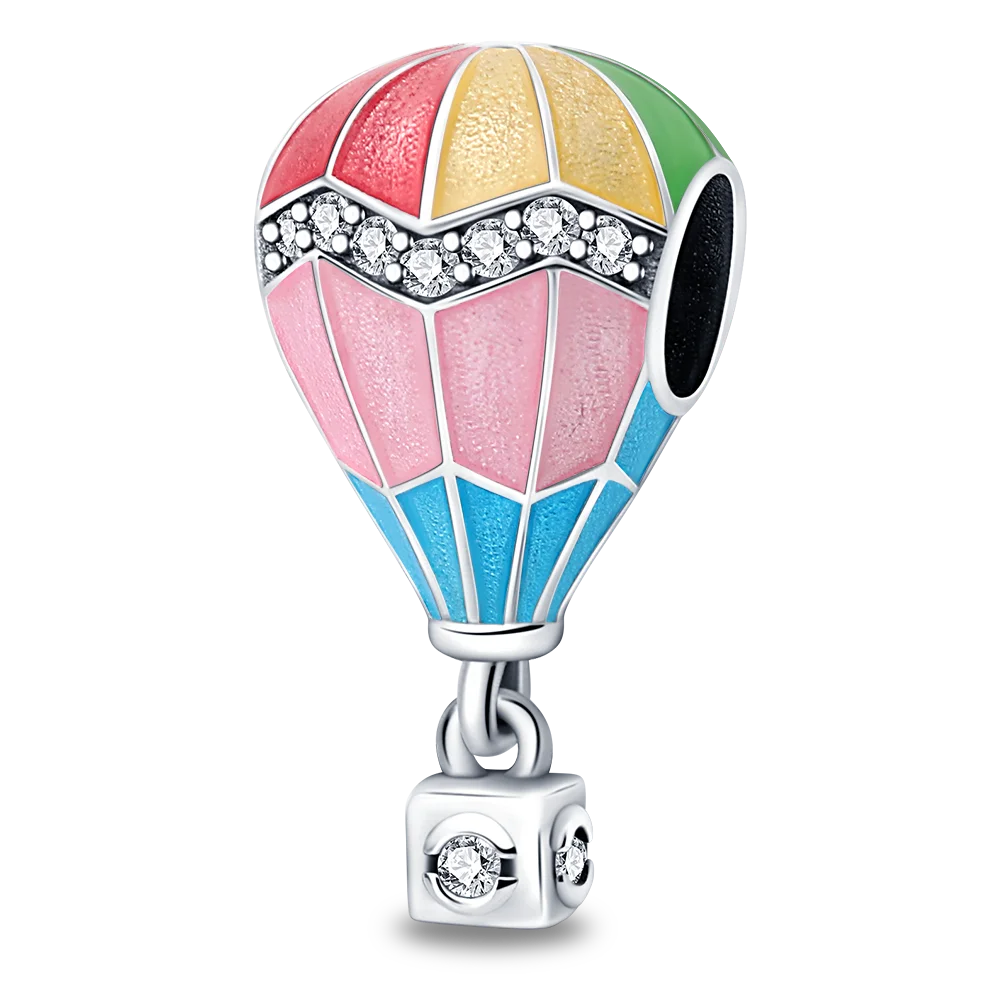 925 Silver Kitten Galaxy Bead Charm for Pandora Bracelets