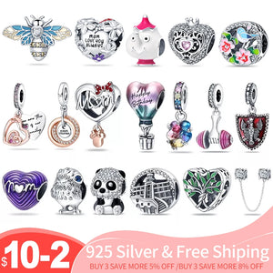 925 Silver Charms Beads for DIY Bracelet
