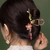 Chinese Flower Beads Hair Accessories