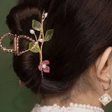 Chinese Flower Beads Hair Accessories