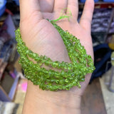 Natural Peridot Chip Beads DIY Loose Beads for Jewelry Making