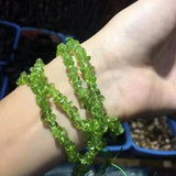 Natural Peridot Chip Beads DIY Loose Beads for Jewelry Making