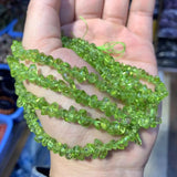 Natural Peridot Chip Beads DIY Loose Beads for Jewelry Making