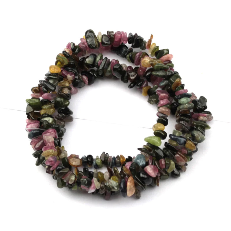 Natural Tourmaline Stone Beads DIY Loose Beads for Jewelry Making Strand