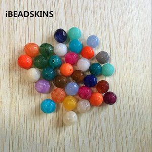 Marble Effect Faceted Disco Beads 14mm DIY Jewelry Making 300pcs/lot