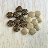 400pcs 18mm Acrylic Antique Wafer Beads for Jewelry DIY