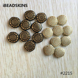 400pcs 18mm Acrylic Antique Wafer Beads for Jewelry DIY
