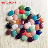 Marble Effect Oval Flat Beads 300pcs/lot DIY Jewelry Making