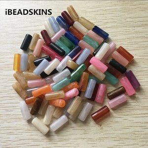 Acrylic Marble Effect Tubular Beads 450pcs/Lot for DIY Necklace Making
