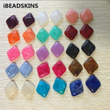Marble Effect Rhombus Beads 135pcs for DIY Jewelry Making