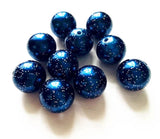 Acrylic Glitter Powder Spraying Pearl Beads for DIY Jewelry Making