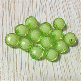 Chunky Necklace Making Clear Acrylic Earth Faceted Beads in Bead