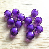 Chunky Necklace Making Clear Acrylic Earth Faceted Beads in Bead