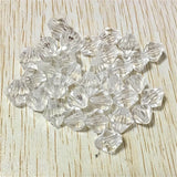 Clear Acrylic Rhombus Beads for Chunky Necklace Jewelry Making
