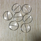 25mm/20mm Clear Acrylic Coin Beads for Necklace Making