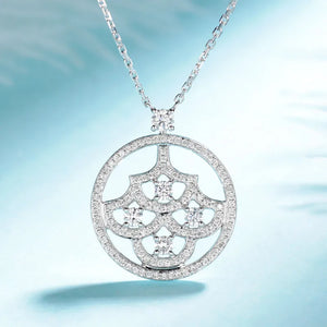 Big Tree Shape Pendant 925 Sterling Silver Bridal Jewelry