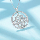 Big Tree Shape Pendant 925 Sterling Silver Bridal Jewelry