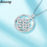 Big Tree Shape Pendant 925 Sterling Silver Bridal Jewelry