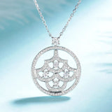 Big Tree Shape Pendant 925 Sterling Silver Bridal Jewelry