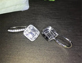 AAAAA zircon 925 Silver Drop Earrings for Wedding