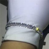 T Shape Zircon CZ Bracelet for Women
