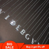 925 Silver 26 Letters Cz Birthday Name Pendant Necklace for Women