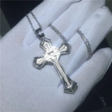 Big Zircon Cz 925 Silver Wedding Necklace