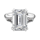 925 Silver AAAAA Sona CZ Engagement Wedding Ring