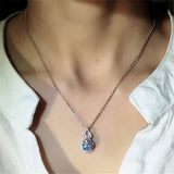 AAA Zircon 925 Sterling Silver Pendant with Necklace for Women