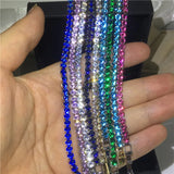 4mm AAAAA Zircon cz Silver Tennis Bracelet for Women Men