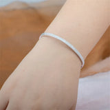 CZ 925 Silver Wedding Bracelet for Women