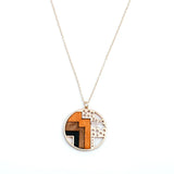 Hip Hop Multilayer Necklace Square Metal Cool Long Chain