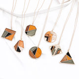Hip Hop Multilayer Necklace Square Metal Cool Long Chain