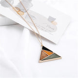 Hip Hop Multilayer Necklace Square Metal Cool Long Chain