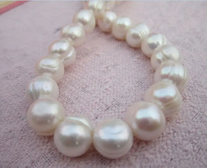10-11mm South Sea Baroque Pearl Necklace 20 inch 14k