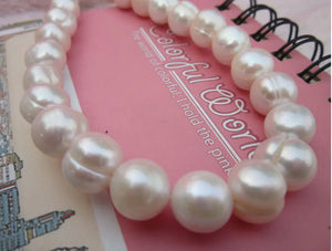 10-11mm South Sea Baroque Pearl Necklace 20 inch 14k