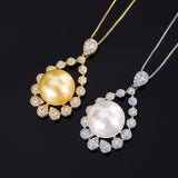 16mm South Sea Round Shell Pearl Pendant 925S