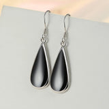 Silver Long Earrings Party Jewelry Women Female
