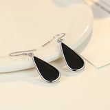 Silver Long Earrings Party Jewelry Women Female