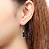 Silver Long Earrings Party Jewelry Women Female