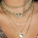 CZ Tennis Chain Choker Necklace for Women