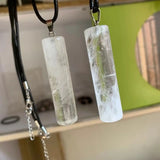 Cloudy Crystal Quartz Pendant Gemstone Pendant for Woman