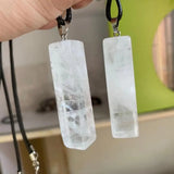 Cloudy Crystal Quartz Pendant Gemstone Pendant for Woman