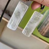 Cloudy Crystal Quartz Pendant Gemstone Pendant for Woman