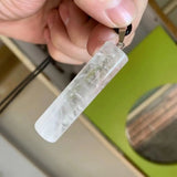 Cloudy Crystal Quartz Pendant Gemstone Pendant for Woman