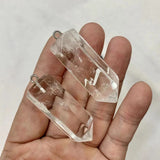 Cloudy Crystal Quartz Pendant for Women